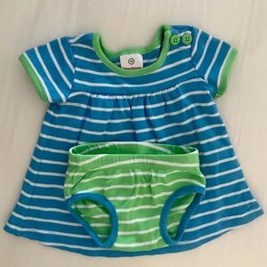 Hanna Andersson Baby girl matching set